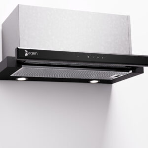 <span>HTB60-002BG</span> <br><br>Hood Telescopic Build-In 60 cm Black Glass